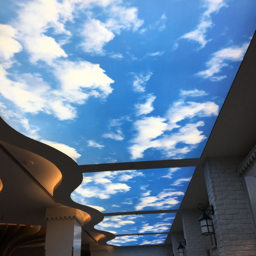3D TEXTILE CLOUD STRETCH CEILING